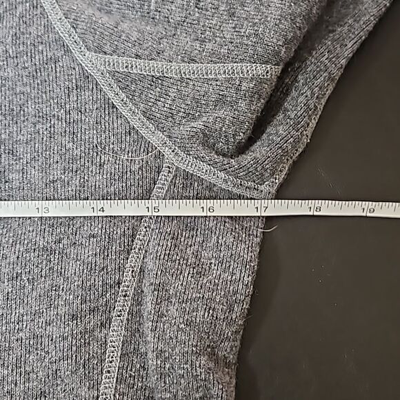 Prana Women's Lucia grey mock neck wool blend sweater pullover size S casual - Picture 7 of 10